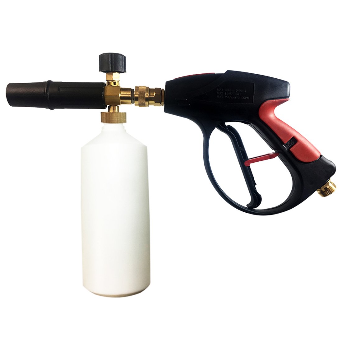 Foam Lance Snow Cannon Pressure Gun W/ Bottle Car Foamer Quick Wash