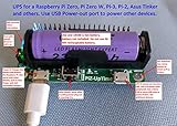 Alchemy Power Inc. - Pi-Zero-UpTime. UPS for Pi or other USB devices in a Pi-Zero size. Works with Pi Zero, Pi-3, Pi-2 etc. with 40 pin header