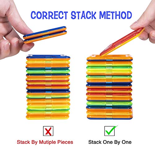 image for HENSUN Magnetic Blocks Building Set for Kids, Magnetic Tiles Education