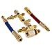 Airkoul 8Pcs Car A/C Air Conditioning Refrigeration R134A R12 Connector Adapter Hose Set Kits
