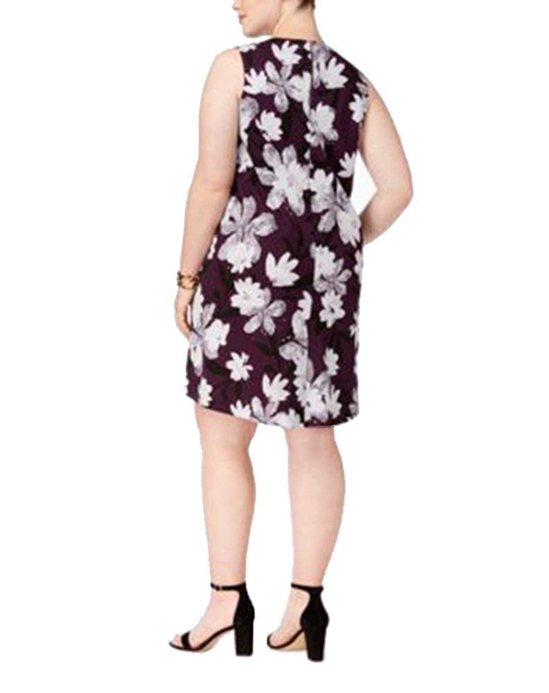 Alfani Plus Size Floral-Print A-Line Dress