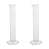 Othmro 3Pcs Measuring Cylinder, Plastic Graduated