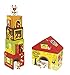Janod MultiKub Farm Stacker with Figures