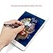 1.45mm Ultra Thin Active Stylus Fine Point Precision Stylus for iPad iPhone Android Samsung Tablets， Rose Gold
