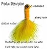 Shaddock-Fishing-30-Pack-Fishing-Crappie-Jigs-Fishing-Hard-Lure-Accessory-Bass-Pike-Walleye-Feather-Lead-Head-Hook-Rubber-Marabou-Jigs-for-Ice-Fly-Fishing