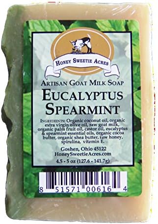 Premium Handcrafted Artisan Goat Milk Soap(Eucalyptus Spearmint)