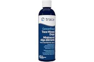 Trace Minerals ConcenTrace Drops | Full Spectrum Minerals | Ionic Liquid Magnesium, Chloride, Potassium | Low Sodium | Energy