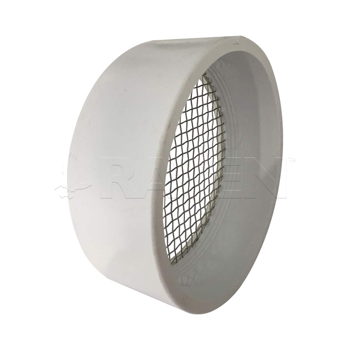 Raven R1510 4 inch PVC Termination Vent with Stainless Steel Screen 4 Tools & Home Improvement
