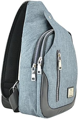 Sling Bag, Sling Backpack Outdoor Hiking Travel Daypack Shoulder Chest Side Bags Crossbody Pack for Men Women Girls Boys