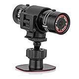 PowerLead Caue PC6 Mini Sports Camera 1080P Full HD Action Waterproof Sport Helmet Bike Helmet Video Camera DVR AVI Video Camcorder Support 32GB TF Card IDeal for Climbing Skiing Riding etc