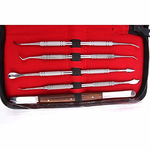 Professional 10 pcs/set Dental Lab Equipment Wax Carving Tools Set Surgical Dentist Sculpture Knife Instruments Tool Kit
