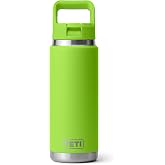 YETI Rambler 26 oz Bottle, Vacuum Insulated, Stainless Steel with Color Matching Straw Cap,Venom