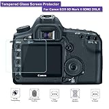 Canon EOS 5D Mark II 5DM2 DSLR Screen Protector - MOTONG LCD Tempered Glass Screen Protector for Canon EOS 5D Mark II 5DM2 DSLR,9 H Hardness,0.3mm Thickness,Made from Real Glass (Tempered Glass)