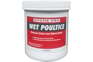 Stone Pro Wet Poultice - Removes Stains From Natural Stone - 1 Pound