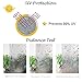 Tulip Decorative Window Film,No Glue Frosted Privacy Film,Stained Glass Door Film,Reflective Static Cling Heat Control Anti UV Window Decoration for Home and Office,35 inches by 78.7 inches