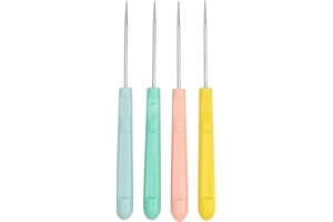 MUELODSIC 4pcs Cake Making Tool Icing Stirring and Scribe Needles for Cookie and Biscuit Decorating
