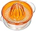 Uniware Fruit Juicer Strainer Reamer, Made in Italy, with Handle Pour Spout, BPA Free Colors may Vary (Orange)