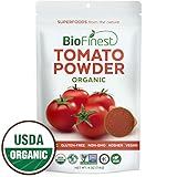 Biofinest Tomato Powder -100% Pure Antioxidants Superfood - USDA Certified Organic Kosher Vegan Raw Non-GMO - Boost Digestion Detox Lower Hypertension - for Smoothie Beverage (4 oz Resealable Bag)