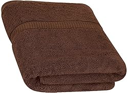 See Cotton Bath Towels (D.Brown, 30 x 56 Inch) Luxury Bath Sheet Perfect for Home, Bathrooms, Pool and Gym Ringspun Cotton by Utopia Towels Details
