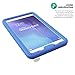 Galaxy Tab E 9.6 Case - Poetic TurtleSkin Series [Corner/Bumper Protection][Grip][Sound-Amplification][Bottom Air Vents] Protective Silicone Case for Samsung Galaxy Tab E 9.6 (2015) Blue