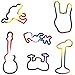 Buddy Bands - Ultimate Collection I - Mega Pack (100 bands, 52 shapes in one pack!) , Tie Dye, Glow in the Dark, and Glitter Bands (Compare to Silly Bandz, Zany Bands, Goofy Bands, Disney Bands, and Stretchy Shapes) Check Out All the Buddy Band Styles and Shapes!!