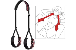 BDSM Restraints Bondage Thigh Sling - 2026 Upgraded Bed Bondaged Kit for Couple Hand Leg Cuffs Ankle Wrist Resistance Bands S