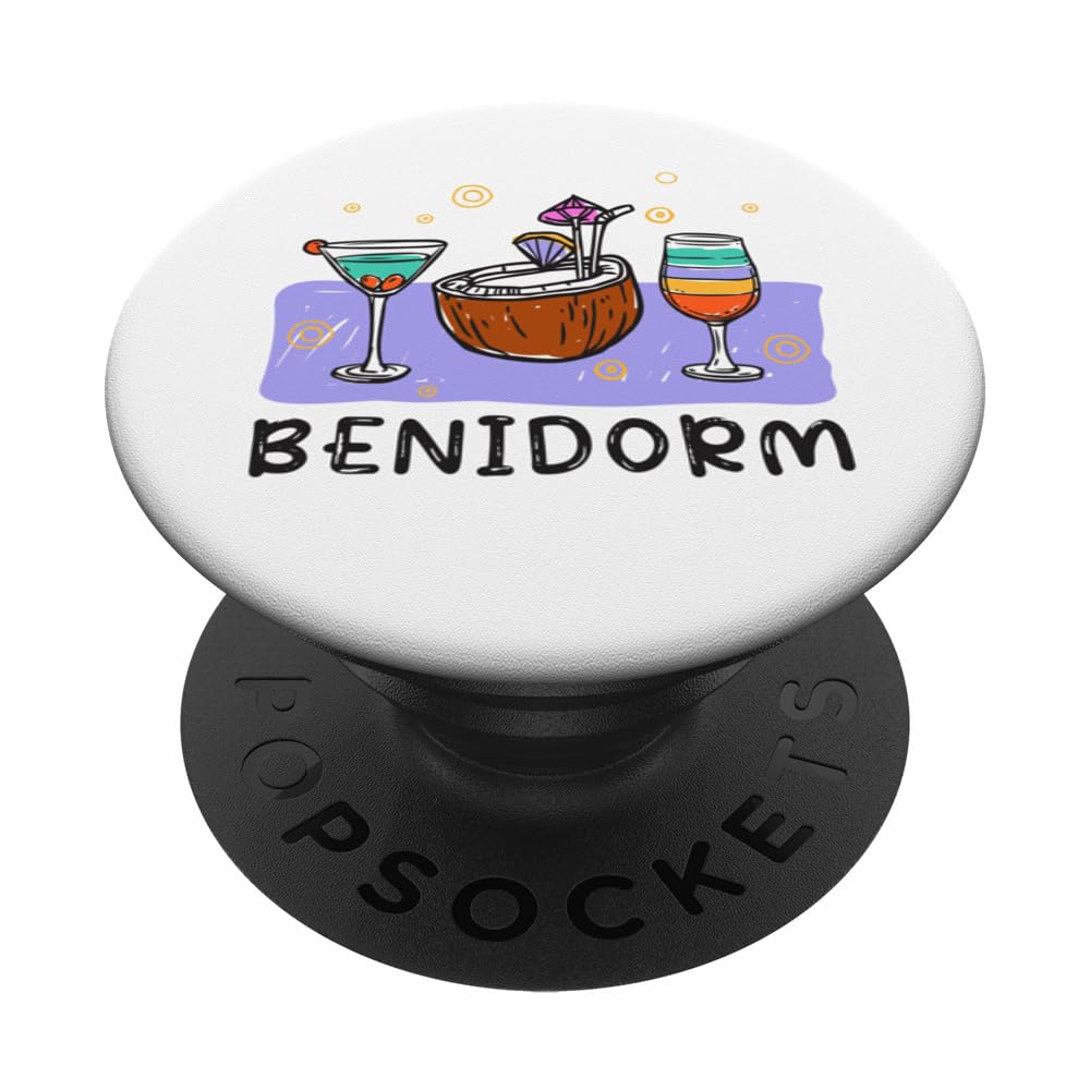 Benidorm Vacation Beach PopSockets Swappable PopGrip