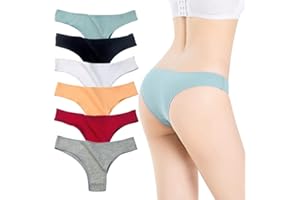 Evankin Sexy Low Waist Cotton Brazilian Underwear for Women Multi-Color Panties