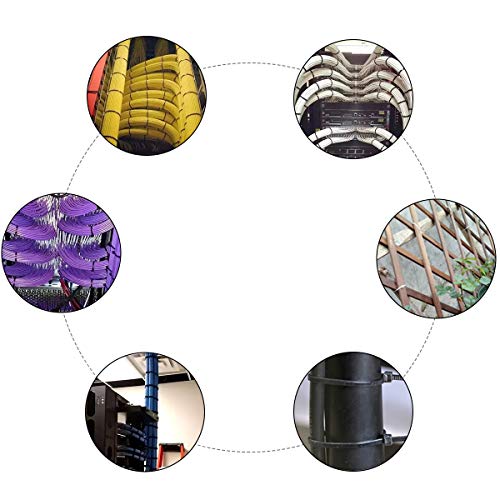 200 Pack of Black Cable Ties, 12" x 0.19" Heavy Duty Zip Ties Wire Ties, EANINNO Self Locking UV & Heat Resistant Tie Wraps, Plastic Nylon Zip tie Indoor Outdoor Multipurpose