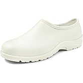 DKSUKO Waterproof Garden Shoe for Women Outdoor Slip-On Rain Boots Short Ankle Work Shoes and Garden Clogs with Comfort Insole