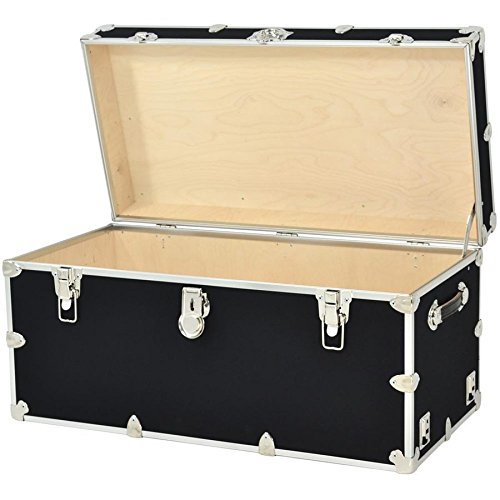 Rhino Sticker College & Camp Trunk with Wheels & Tray 32" L x 18" W x