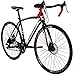 Road Bike LZ-550 Steel Bicycle disc Brake 21 Speed Road Bike Black/White 49cmthumb 1