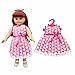 XADP Baby Clothes Dresses Outfits for American Girl and 16- 18 Inch Dolls, Set of 5