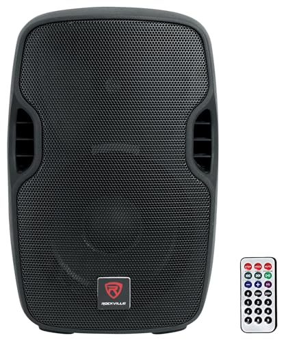 Rockville BPA10 Professioneller aktiver 400-W-DJ-PA-Lautsprecher mit Bluetooth, 25,4 cm