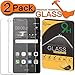 [2-Pack] Huawei P9 Lite Screen Protector, Jasinber [Tempered Glass] Screen Protector for Huawei P9 Lite with 9H Hardness/Anti-Scratch/Anti-Fingerprint/Bubble Free