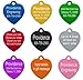 Providence Engraving Pet ID Tags | 8 Shapes & Colors to Choose from | Dog Cat Aluminum