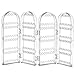 Beautify Foldable Jewelry Hanger Stand Earring Organizer, Necklace Holder and Bracelet Holder Display Rack - Acrylic