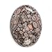 40x30mm Oval Cabochon CAB Flatback Semi-Precious Gemstone Ring Face (Chrysanthemum Jade)