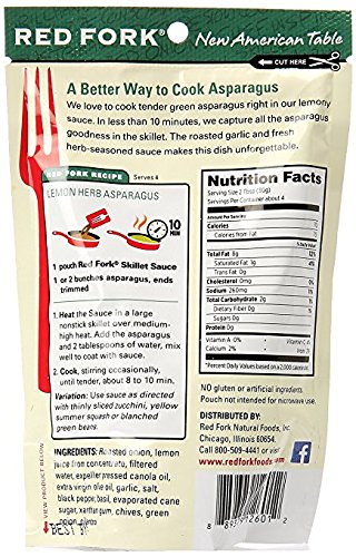 Red Fork Vegetable Seasoning Sauce 4 Flavor Variety Bundle, (1) each: Garlic Roasted Potato, Lemon Herb Asparagus, Balsamic Basil, Sesame Ginger (4 Ounces) - Thumbnail 2