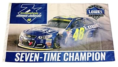 Jimmie Johnson #48 2016 7x Champion 3x5 Flag w/grommets RR Outdoor House Banner Nascar Racing