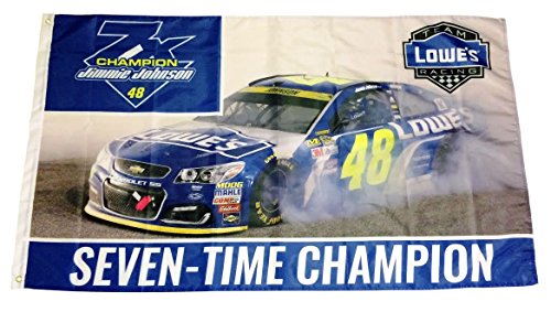 Jimmie Johnson #48 2016 7x Champion 3x5 Flag w/grommets RR Outdoor House Banner Nascar Racing Jimmie Johnson #48 2016 7x Champion 3x5 Flag w/grommets RR Outdoor House Banner Nascar Racing