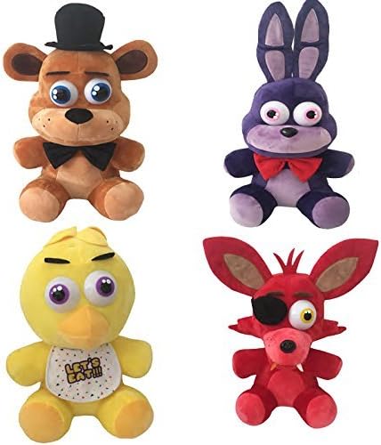 PRIME Freddy's Plush Toy Set 10-12 Inch Stuff Animal Plush Toy (Set of 4)