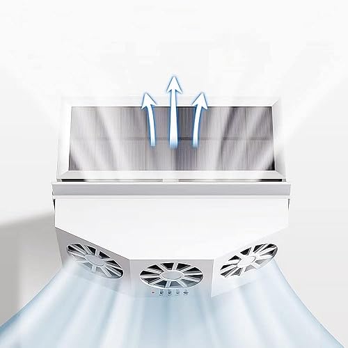 Autogenous Fan Solar Powered Car Fan Auto Front/Rear Window Car Exhaust Fan with Three ...