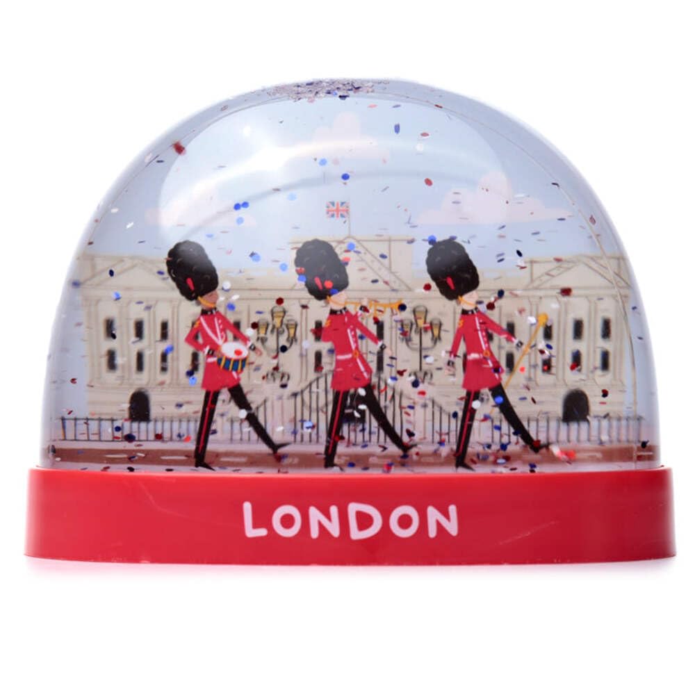 Puckator WB22 London Icons Red Telephone Box Large Glitter Snow Storm