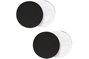 CCeCCe 4 Pack Car Speaker Foam Ring 6'' 6.5" 6.75'' Fast Rings Sticky Enhancer Blocker Soundproof Sponge Baffles for Car Audio Door Speakers Component Set Bass Stereo Sound Insulation Rebound