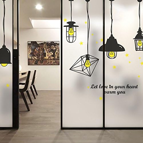 ASIBG Home Frosted Glass Paster Window Sticker Office Glass Door Window Decoration,A Matte Gummed,58Cm Wide ร90Cm Tall