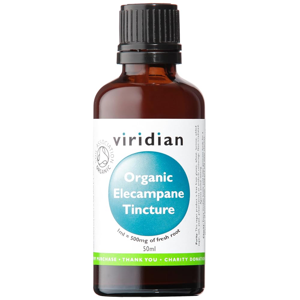 Viridian -100% Organic Elecampane Tincture 50ml
