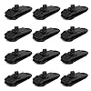 TOYMIS 12 Stuks Tarp Clips Tentclips Lanen Clips Multifunctioneel Tentaccessoire Tentzeil Clips Luifelklem voor Outdoor…