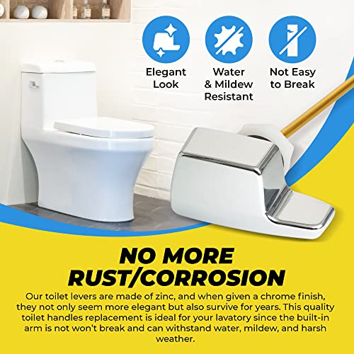 Qualihome Modern Side Mount Eljer / Toto Toilet Handle Replacement