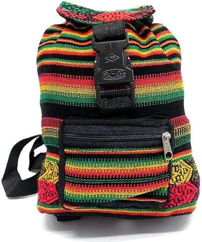 Amazon.com | Needzo Mini Baja Drawstring Backpack, Woven Mexican